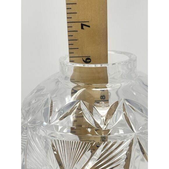 Waterford Millennium Times Square 2000 Crystal Cut Shade Hurricane Glass Only - Picture 2 of 9
